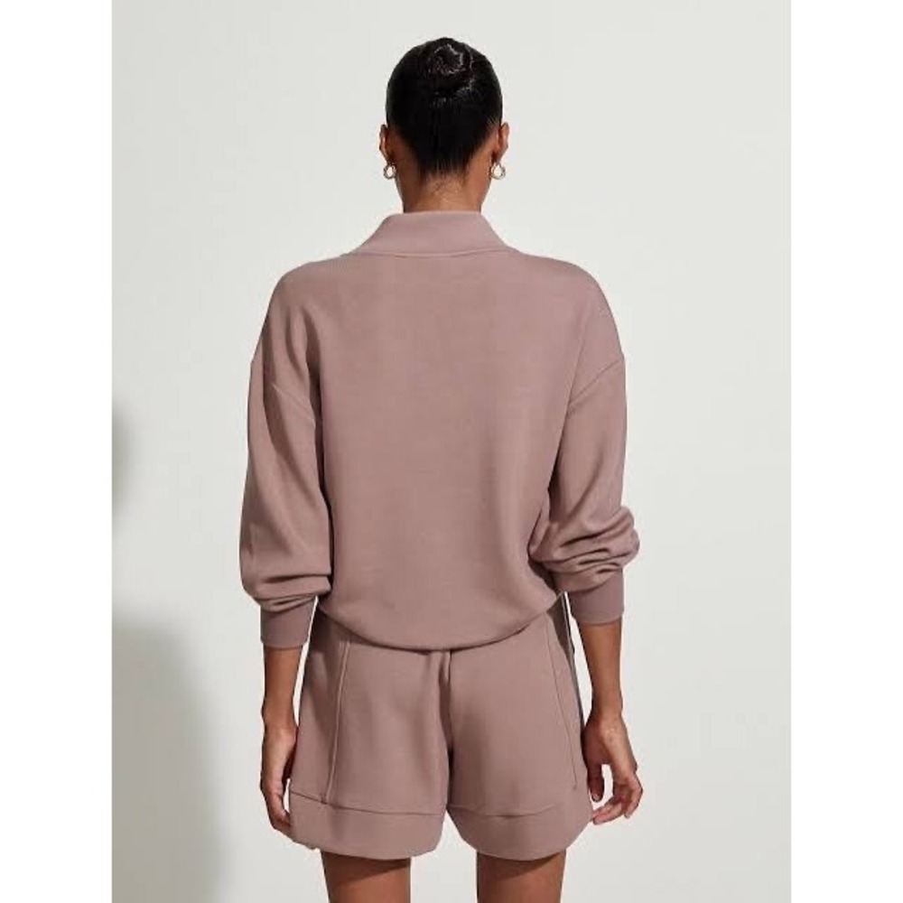 Varley Alder High Rise Short 5.5 DoubleSoft Mauve Brown VAR00980 Medium